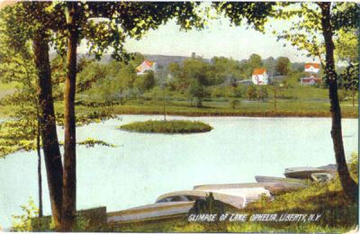 Lake Ophelia
This is a postcard of what appears to be Lake Ophelia (Agudah's Lake). We don't know when this picture was taken, but most likely long before Agudah was in Ferndale.
