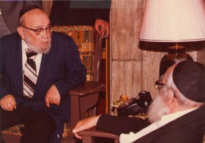 R' Ruderman with R' Yaakov Kaminetsky
