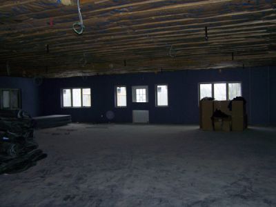 3/19/07 - Main Building
Masmidim Dining Room (Sheetrocked).
