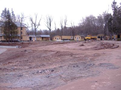 5/1/07 - Main Building
Standing by the Guest House looking towards the land that is being leveled and graded for the Main Building.
