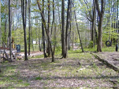 4/30/2010
The Ropes Course area, with the driveway in the back.
