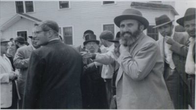 Rabbi Silver in Camp Agudah
