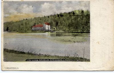 Lake Ophelia
This is a postcard of what appears to be Lake Ophelia (Agudah's Lake). We don't know when this picture was taken, but most likely long before Agudah was in Ferndale.
