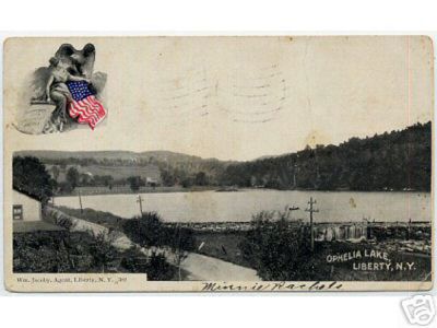 Lake Ophelia
This is a postcard of what appears to be Lake Ophelia (Agudah's Lake). We don't know when this picture was taken, but most likely long before Agudah was in Ferndale.
