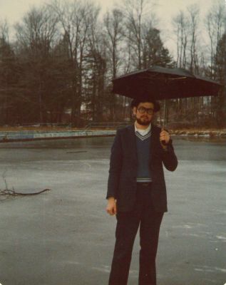 R' Dov Schmalz on the Frozen Lake
