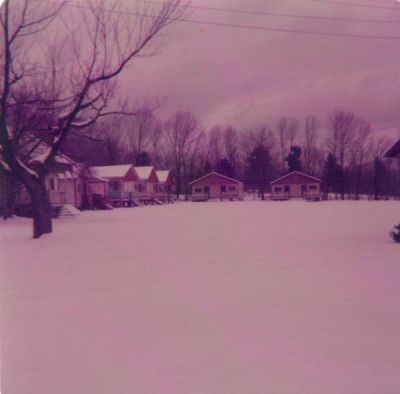 Bunks during the winter.
