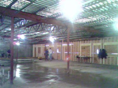 12/28/06 - Main Building
This is the area of the Shuir Rooms, Game Room and Mechina Bais Medrash.
