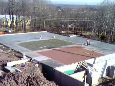 12/29/06 - Main Building
Green Cement = Dairy Kitchen
Red Cement = Meat Kitchen

