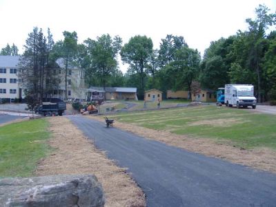 6/1/07 - Main Building
Paving the paths.

