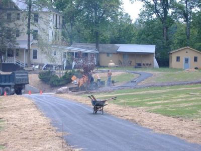 6/1/07 - Main Building
Paving the paths.
