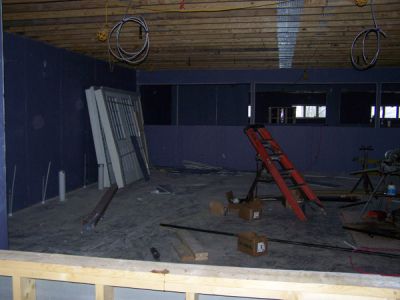 3/19/07 - Main Building
Dairy Kitchen (Sheetrocked).

