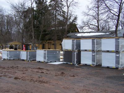 3/23/07 - Main Building
Air Conditioners for the New Main Building have arrived!

