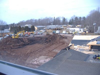 3/26/07 - Main Building
Land being cleared in front of the Main Building.
