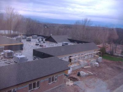 5/1/07 - Main Building
Standing on the 3rd floor of the Colonial looking towards the Kitchen Loading Dock.
