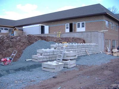 5/11/07 - Main Building
The retaining wall by the loading dock.

