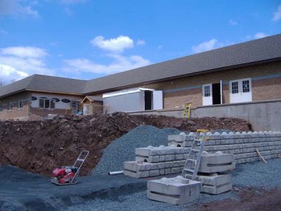 5/11/07 - Main Building
The retaining wall by the loading dock.
